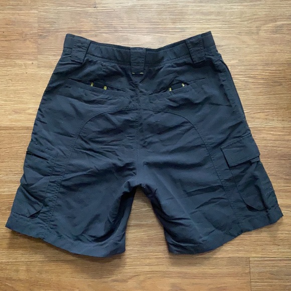 Eddie Bauer Men's Sport Belted Nylon Khaki Outdoor Cargo Shorts Size 30 Gray - Picture 8 of 8